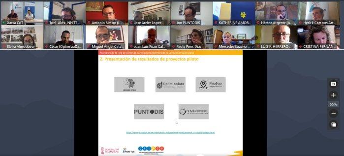 La Red DTI-CV presenta resultados de los proyectos piloto para la gestión inteligente de los destinos valencianos en su Asamblea General