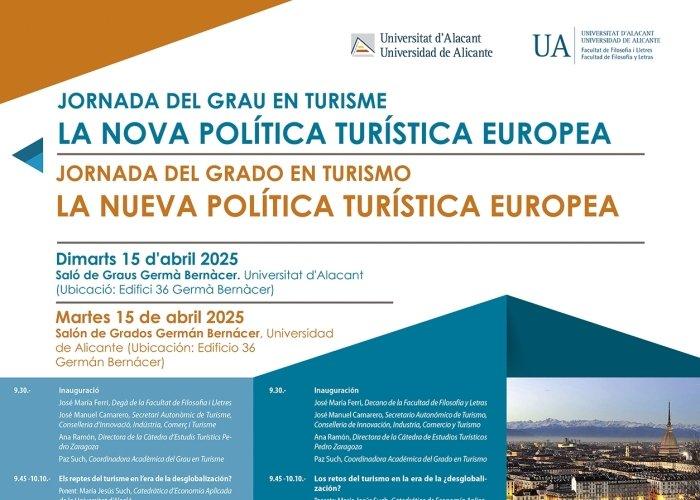 Jornada del Grado en Turismo - La Nueva Política Turística Europea