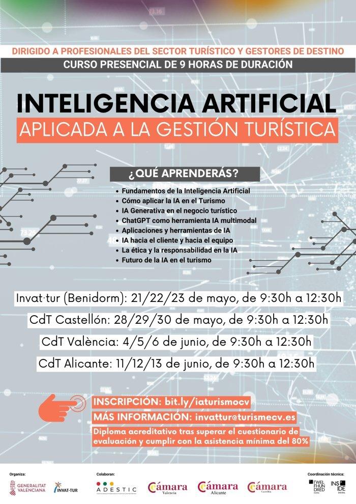 Curso de inteligencia artificial aplicada a la gestión turística