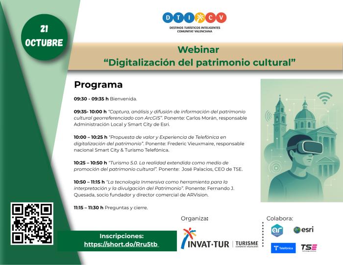 Webinar: Digitalización del patrimonio cultural
