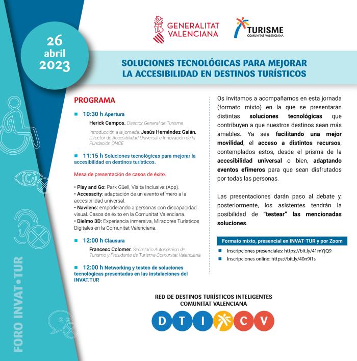 Soluciones Tecnológicas para mejorar la accesibilidad en destinos turísticos