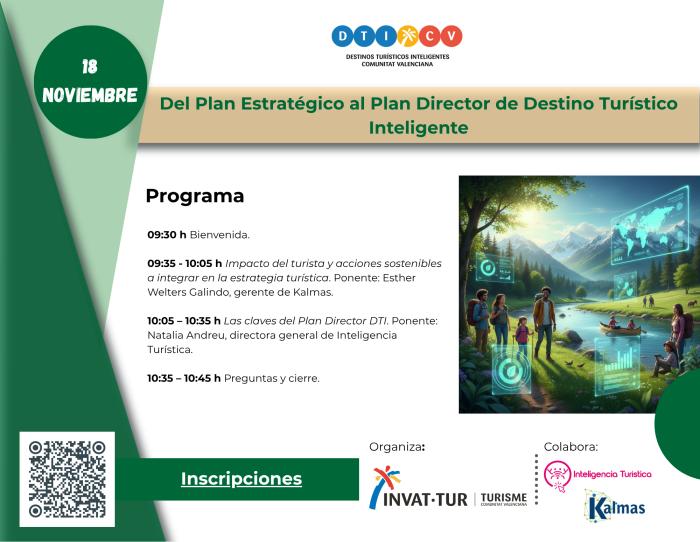 Webinar Del Plan Estratégico al Plan Director de Destino Turístico Inteligente