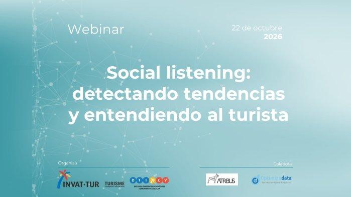 INVAT·TUR aborda el potencial de la escucha digital para mejorar la gestión y la competitividad de los destinos turísticos